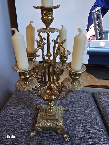 Alter großer kerzenständer - großer,