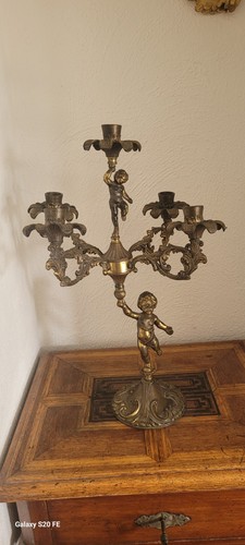 Kerzenhalter aus messing - aus,