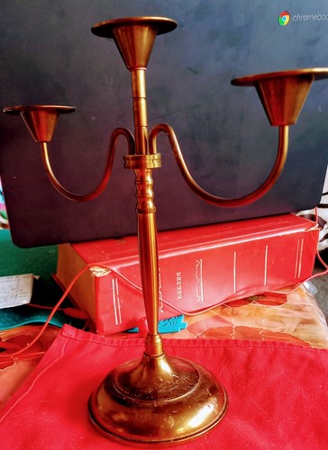 Alter messing leuchter - alter,