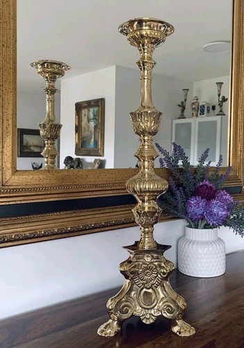 Messing kerzenleuchter barock - kerzenleuchter,