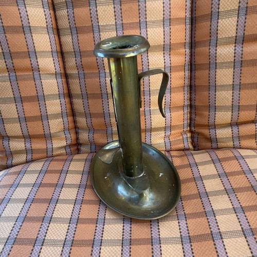 Messing leuchter mit griff - messing,