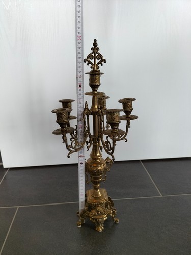 Großer messing kerzenständer - großer, messing-kerzenständer