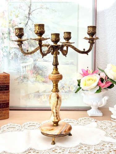 Vintage onyx messing - onyx,