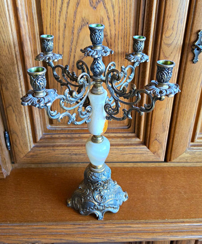 Vintage kandelaber armig - vintage,