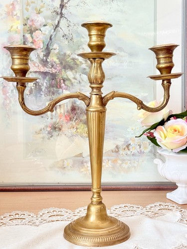 Vintage messing kandelaber - vintage,