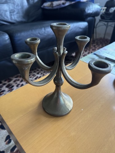 Vintage messing kerzenleuchter - vintage,